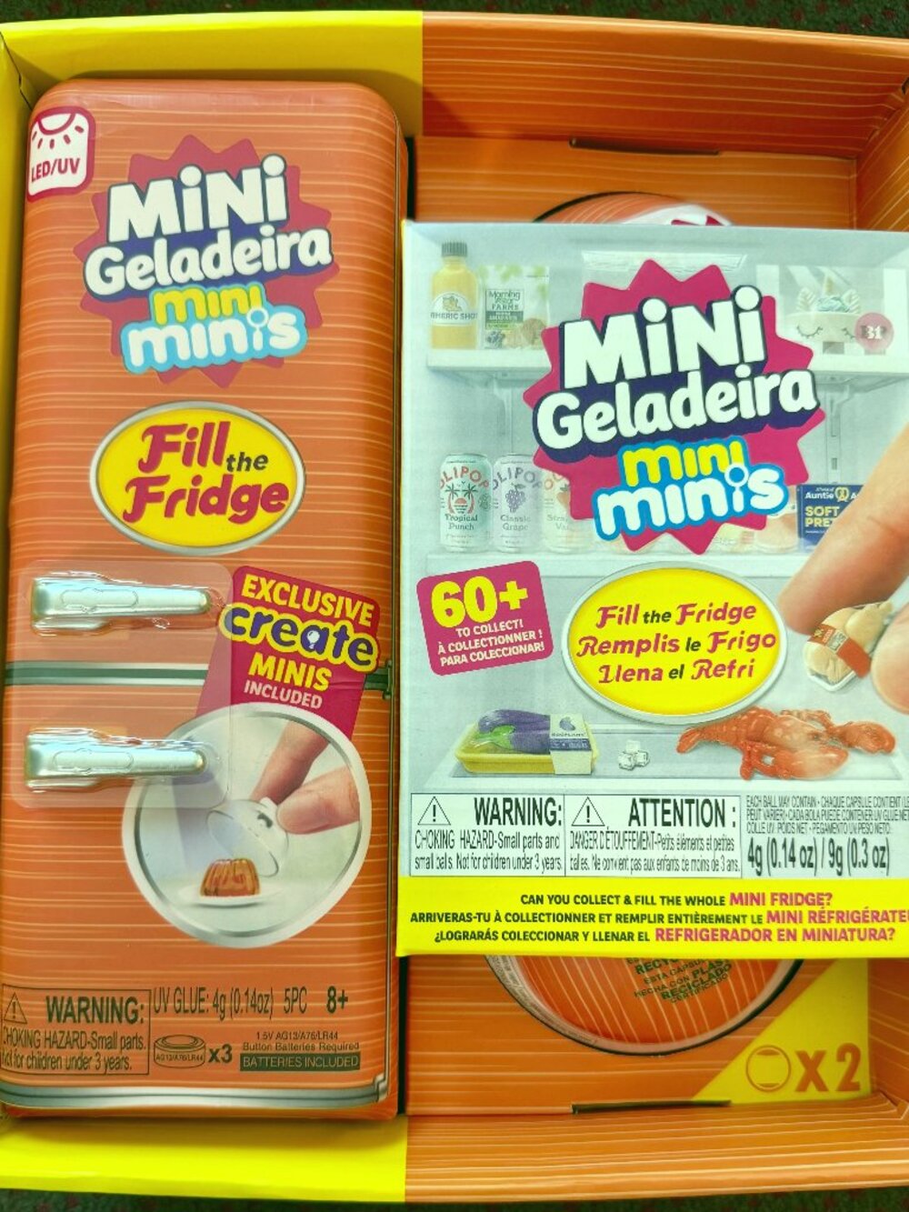 ZURU Mini Brands Fill the Fridge Apple Orange International Exclusive RARE NEW